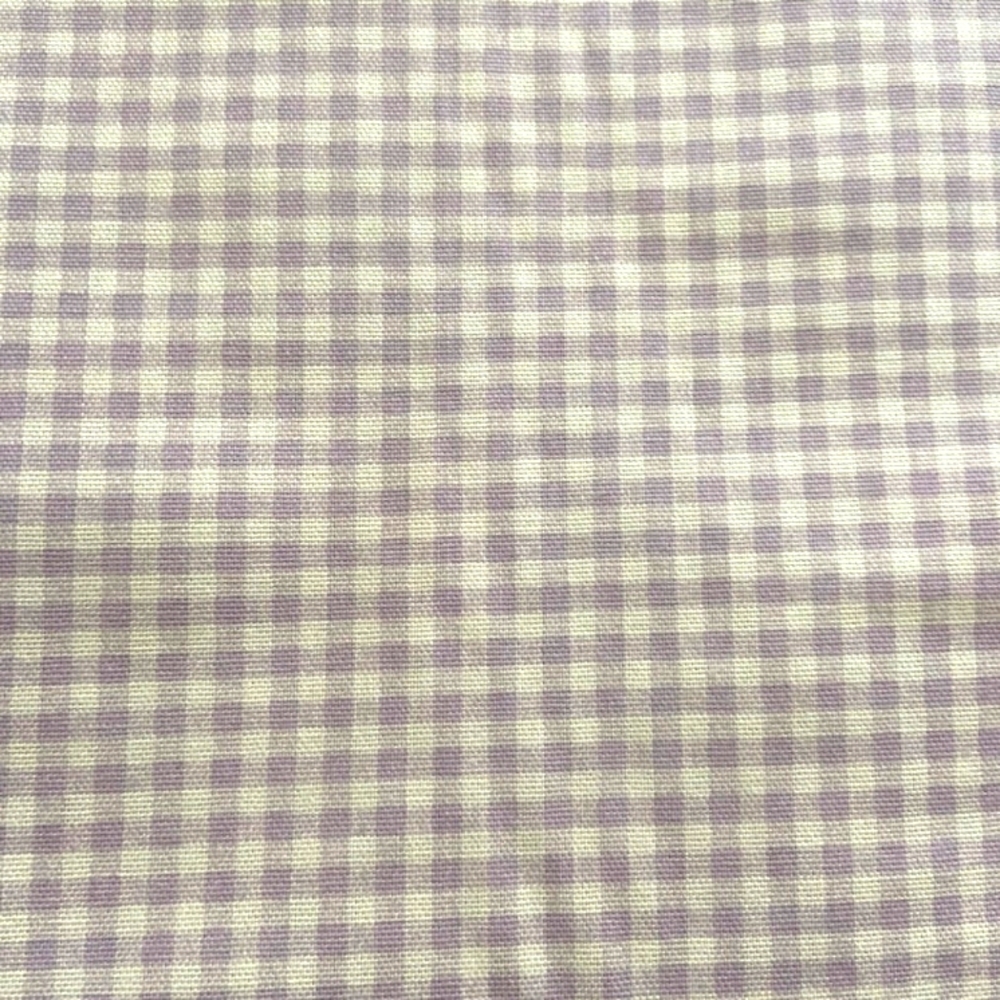 Waverly lavender gingham cotton fabric